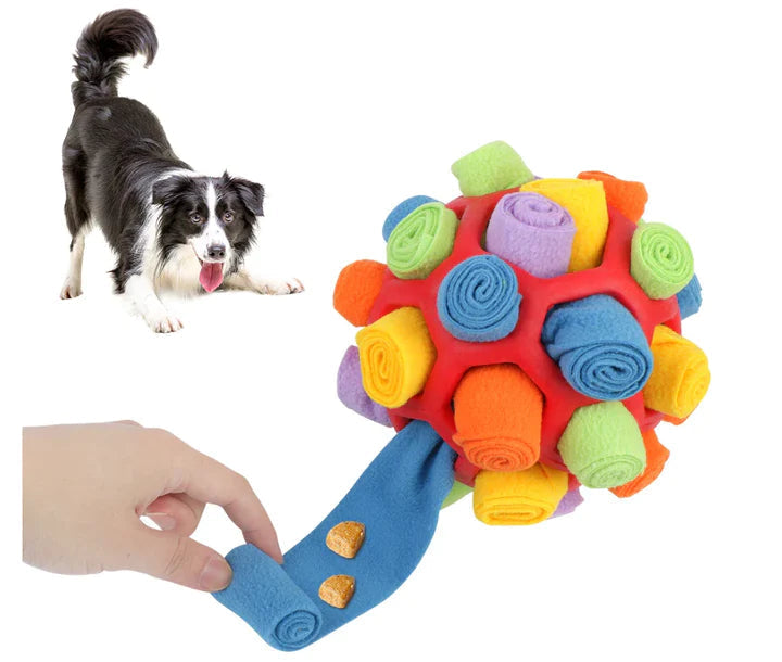 Snack para mascotas: pelota interactiva