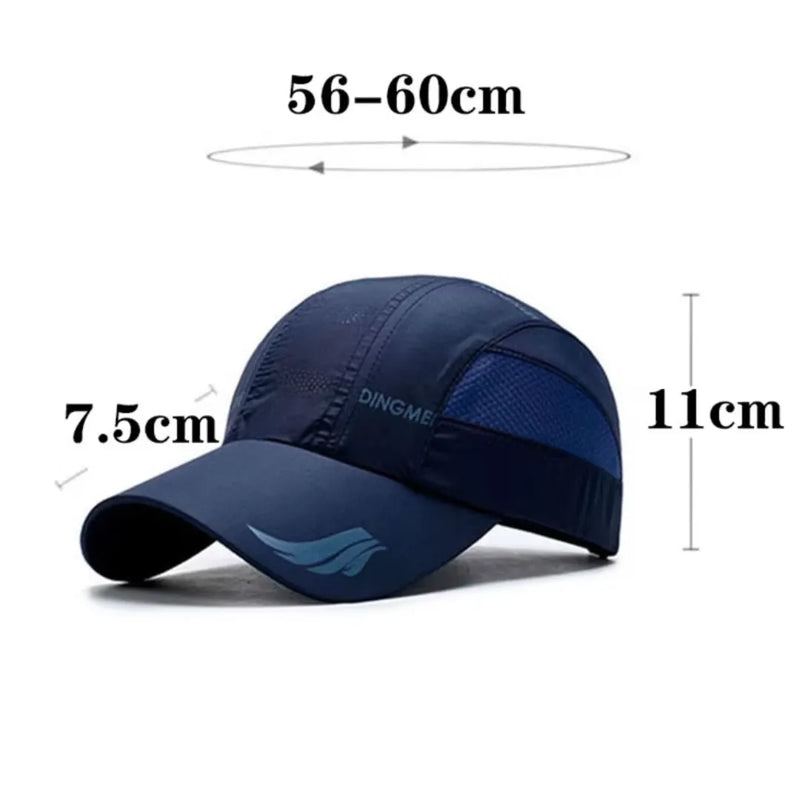 Gorra deportiva con protección solar