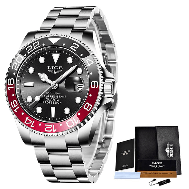 Reloj de acero de alta calidad para hombre