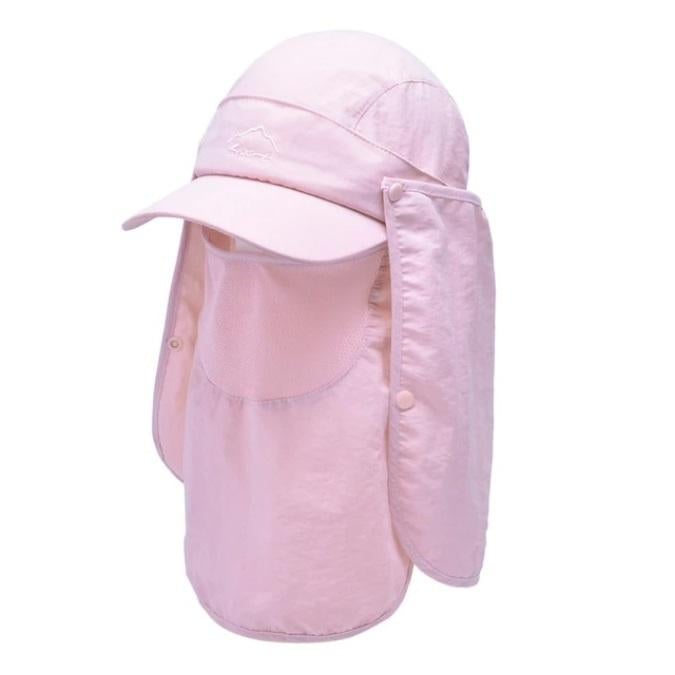 Gorra de pesca con protección UV 4 en 1 