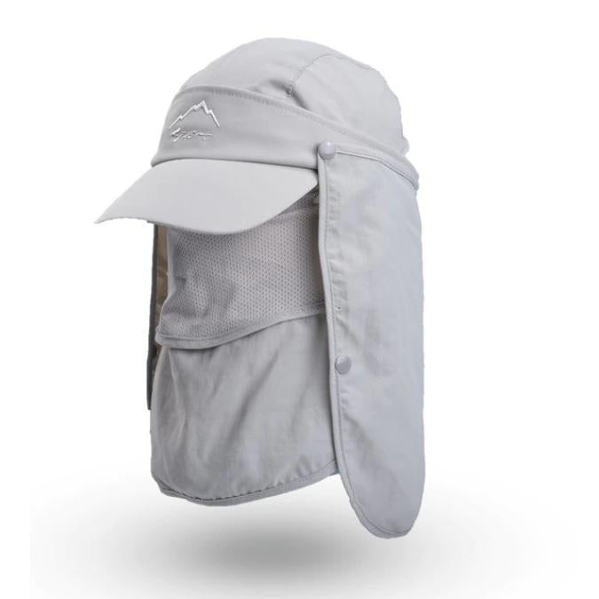 Gorra de pesca con protección UV 4 en 1 