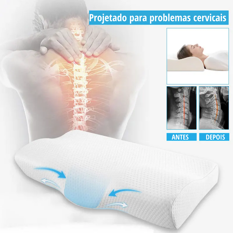 Almohada de espuma ortopédica