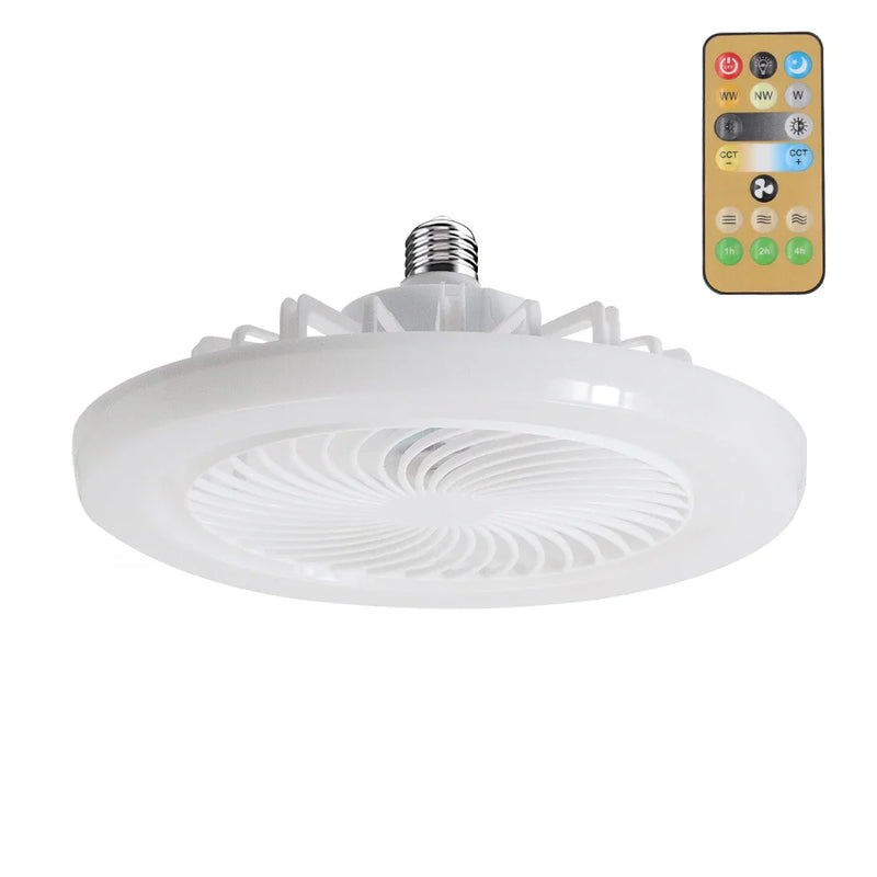 Luz LED con ventilador