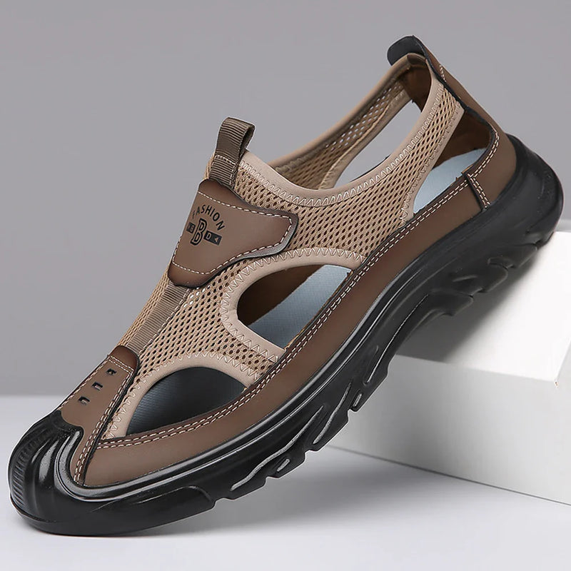 Sandalias Baotou transpirables para hombre