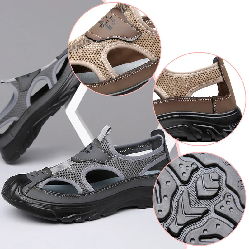 Sandalias Baotou transpirables para hombre