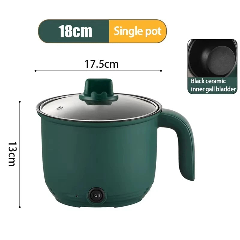 1.5l mini panela de cozinha doméstica 
1-2 pessoas multifuncional elétrica antiaderente panela de arroz único/duplo