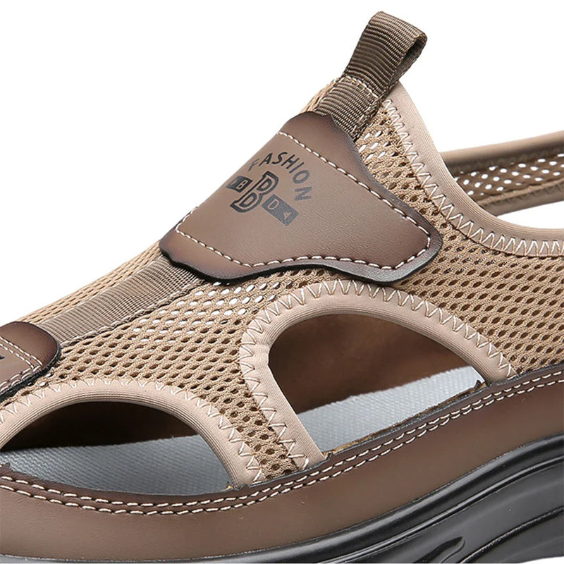 Sandalias Baotou transpirables para hombre