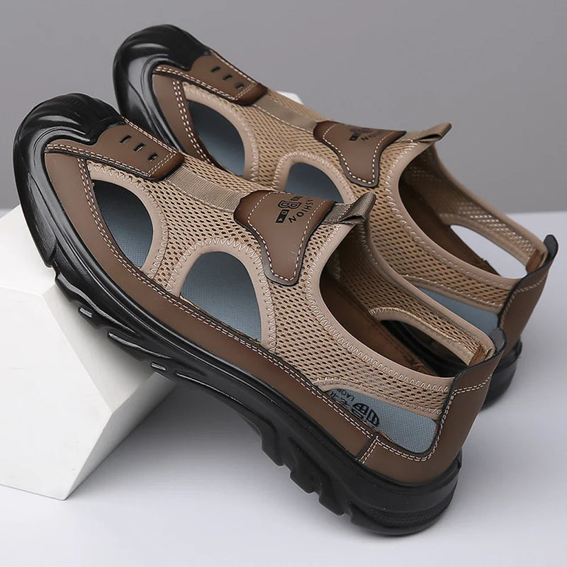 Sandalias Baotou transpirables para hombre