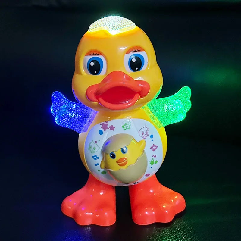 Patito robot electrónico para niños: juguete interactivo para niños y niñas