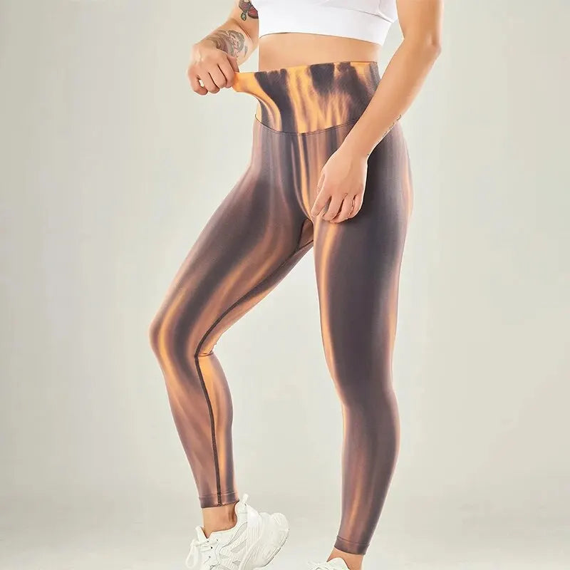 Leggings sin costuras - Degradado 3D