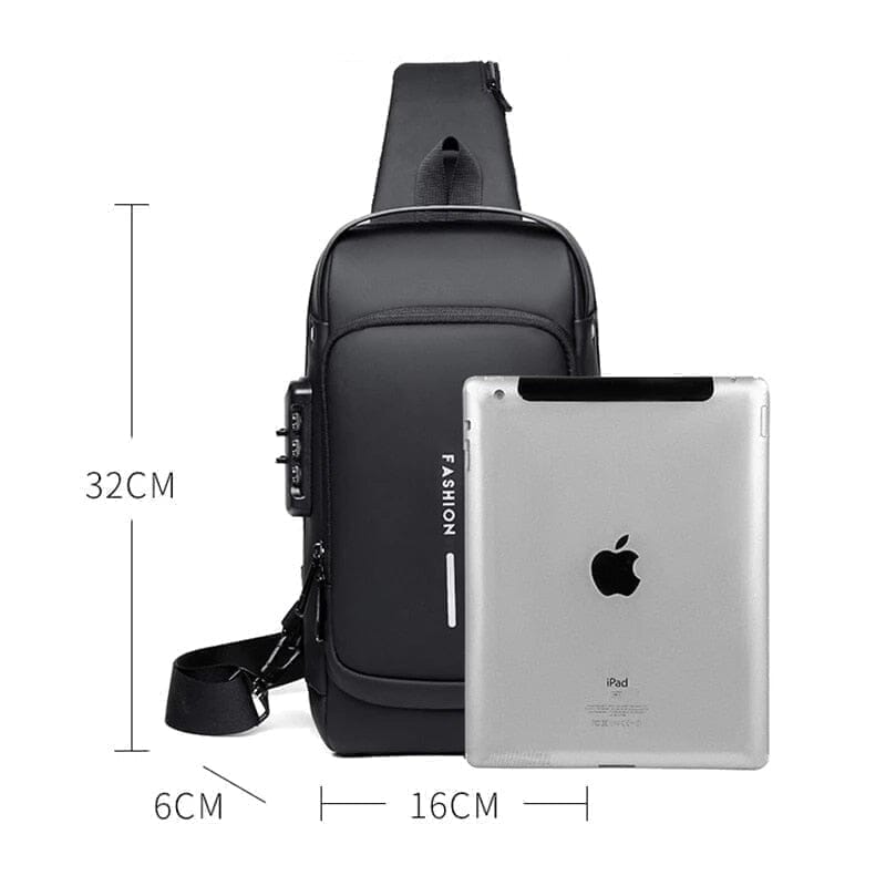 Mochila antirrobo con contraseña USB Slim Bag 