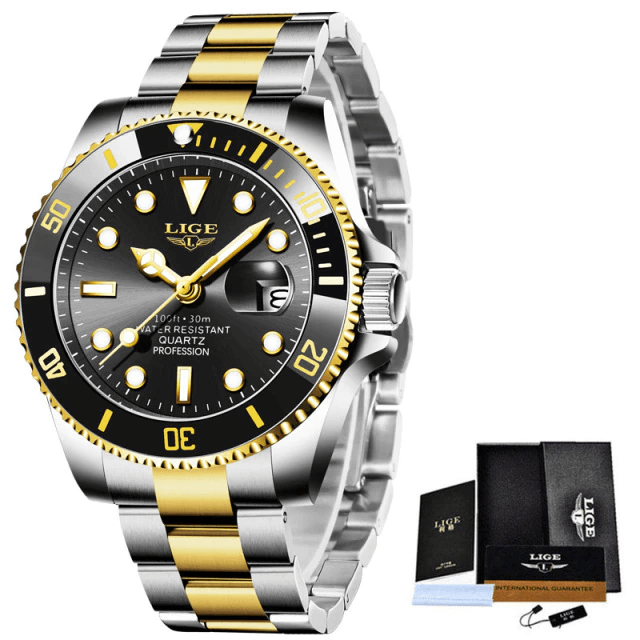 Reloj de acero de alta calidad para hombre