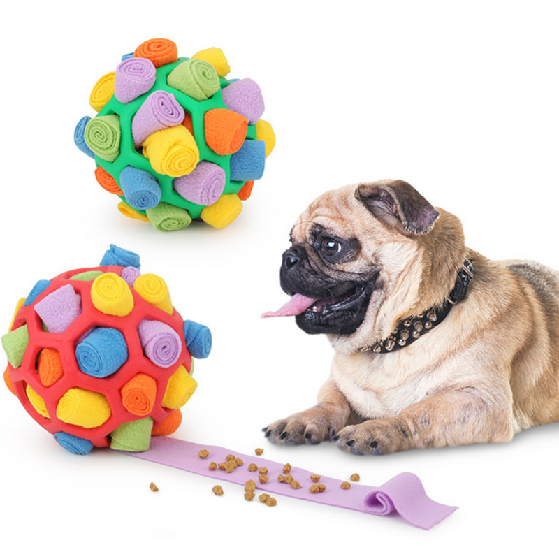 Snack para mascotas: pelota interactiva